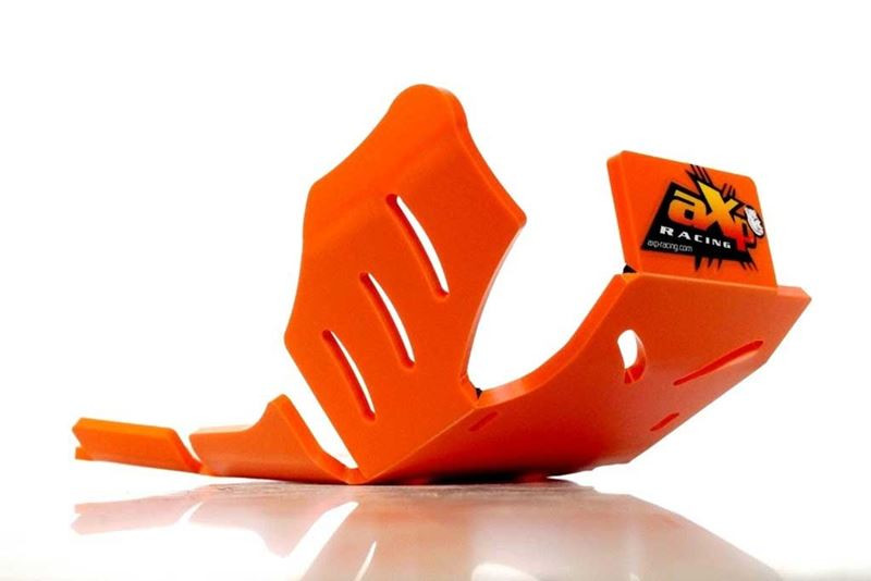 Sabot orange en plastique PEHD avec protection de biellette pour KTM 250 - 300 2T