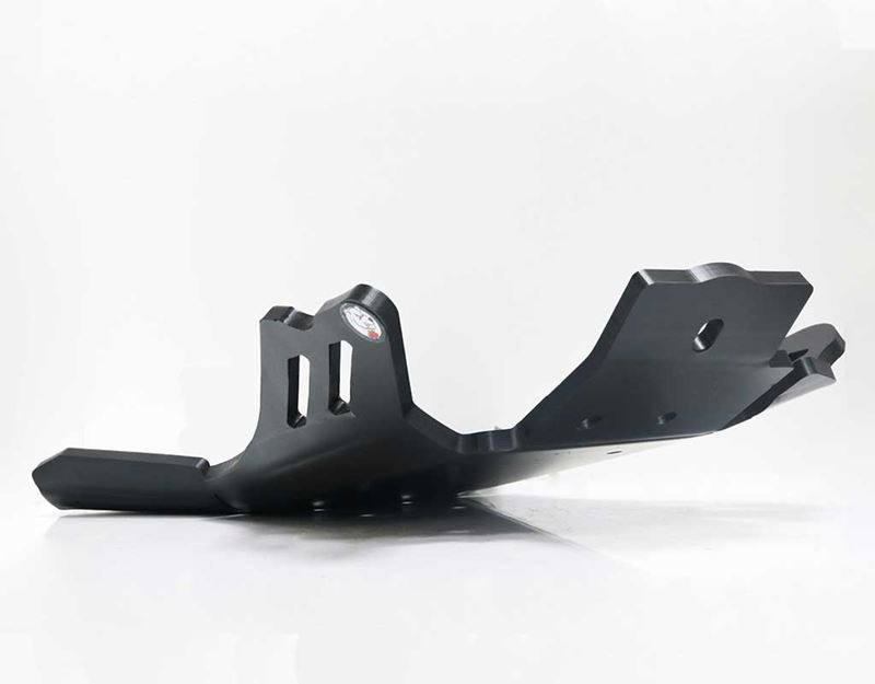 Sabot noir en plastique PEHD avec protection de biellette pour KTM 250EXC - 300EXC