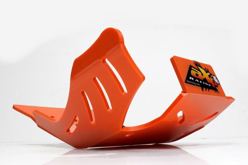 Sabot orange en plastique PEHD 6mm pour KTM 250 - 300 2T