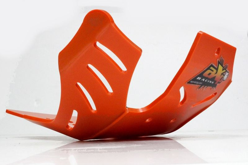 Sabot orange en plastique PEHD 6mm pour KTM 250SX