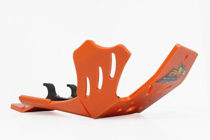 Sabot orange en plastique PEHD avec protection de biellette pour KTM 250 - 300 2T