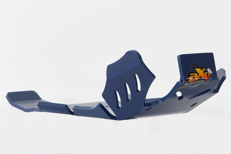 Sabot bleu en plastique PEHD avec protection de biellette pour Husqvarna TE250 - TE300