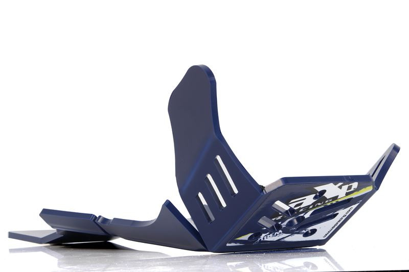 Sabot bleu en plastique PEHD avec protection de biellette pour Husqvarna FE450 - FE501