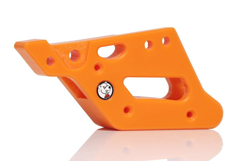 Guide chaine orange en plastique UHMW pour KTM
