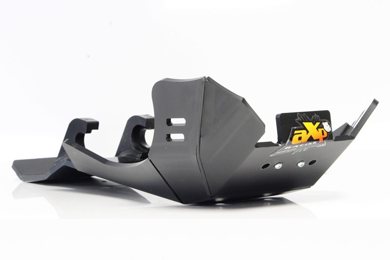 Sabot noir en plastique PEHD avec protection de biellette pour TM Racing EN250Fi et EN300Fi