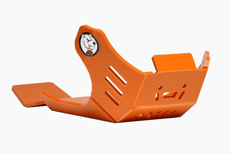 Sabot orange en plastique PEHD avec protection de biellette pour KTM 250SXF - 350SXF