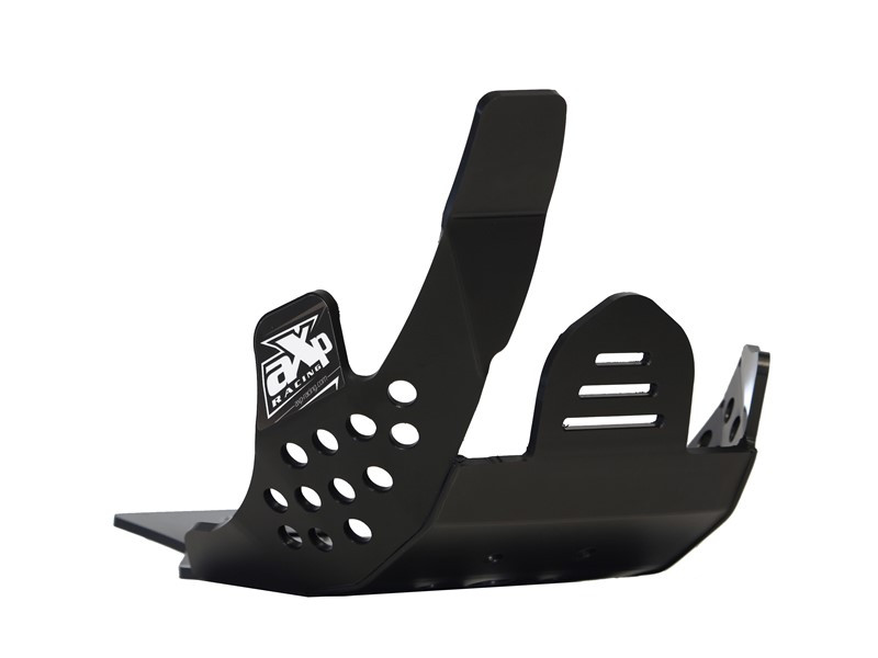 Black HDPE plastic skid plate for Yamaha YZ450F and YZ450FX
