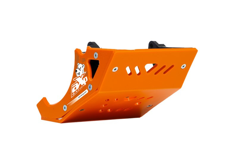 Orange HDPE plastic skid plate for Surron Lightbee