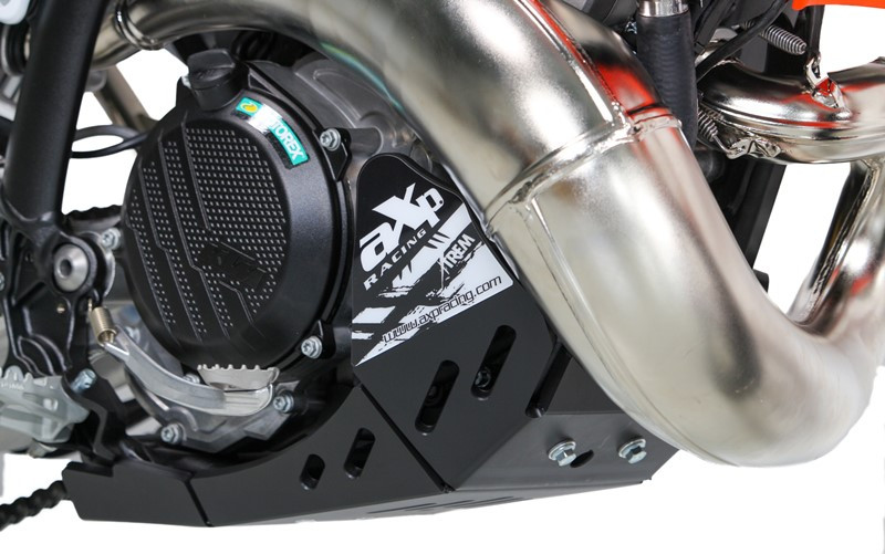 Côté droit du sabot noir en plastique PEHD pour KTM 250EXC et 300EXC