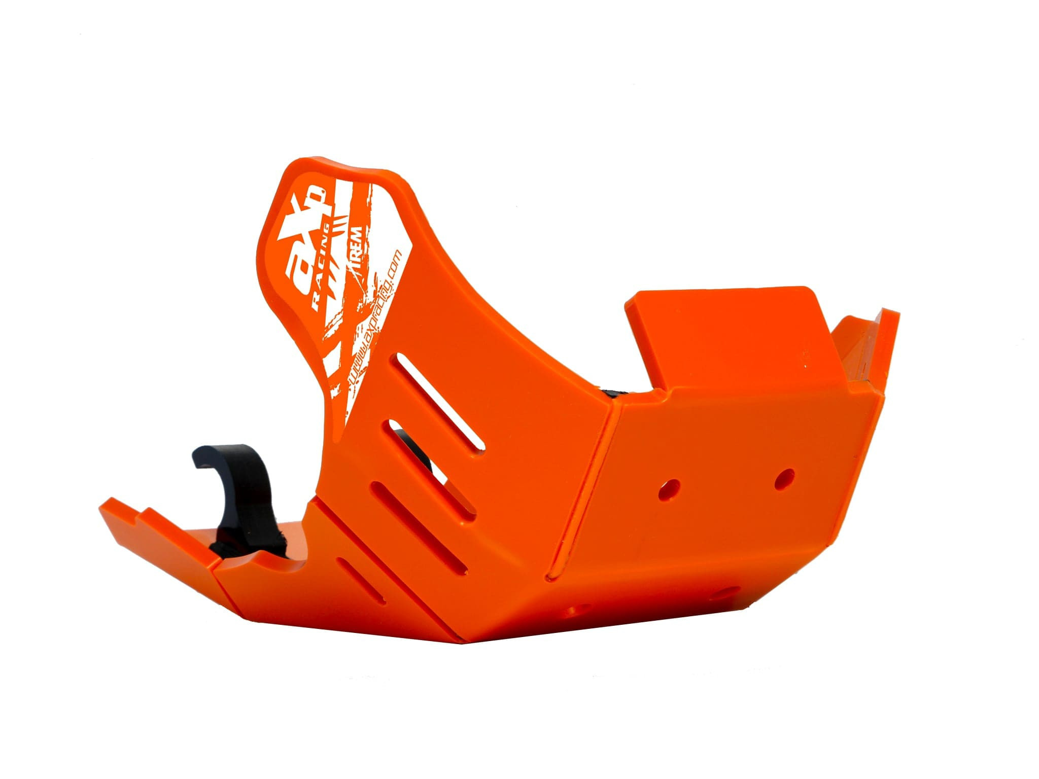 Orange PEHD plastic skid plate for KTM 250EXCF and 350EXCF