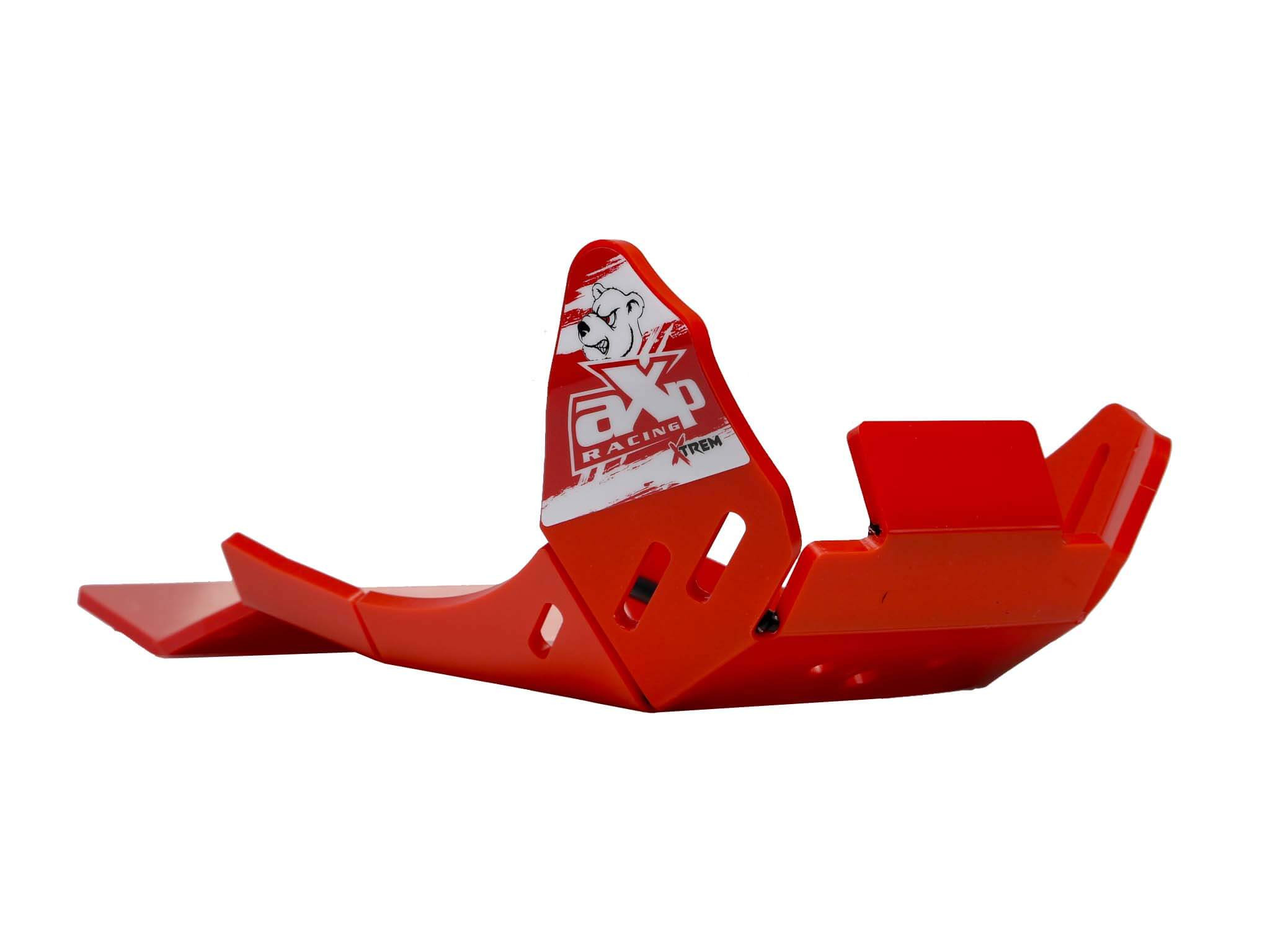 Sabot rouge en plastique PEHD avec protection de biellette pour GasGas EC250 / EC300 / MC250 / EX250 / EX300