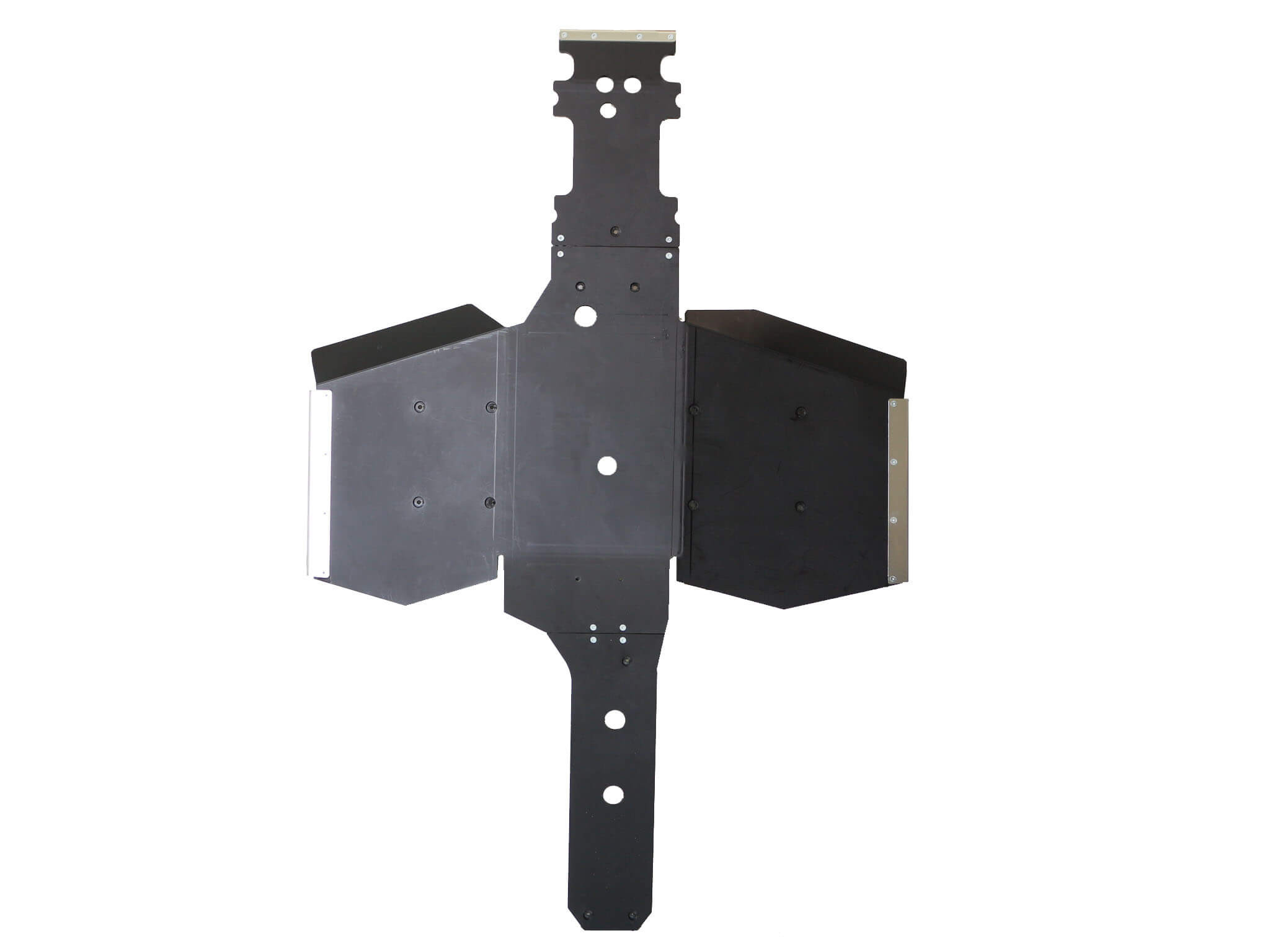 Sabot central en plastique PEHD noir de 10mm d'épaisseur pour Polaris Sportsman 570