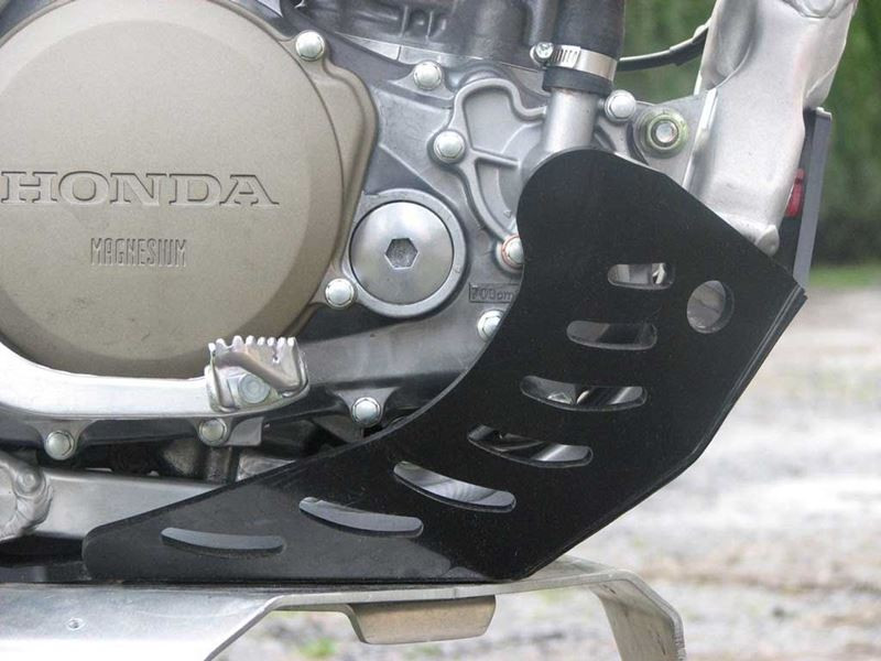 Sabot noir en plastique PEHD 6mm pour Honda CRF250X
